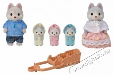 Sylvanian Families Husky csal&aacute;d h&aacute;rmas ikrekkel H&aacute;ztart&aacute;s / Otthon / K&uuml;lt&eacute;r - J&aacute;t&eacute;k / Sport - J&aacute;t&eacute;kfigura - 532276
