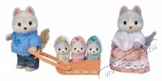 Sylvanian Families Husky csal&aacute;d h&aacute;rmas ikrekkel H&aacute;ztart&aacute;s / Otthon / K&uuml;lt&eacute;r - J&aacute;t&eacute;k / Sport - J&aacute;t&eacute;kfigura - 532276