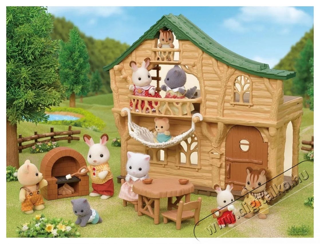 Sylvanian Families kabin b&uacute;torokkal H&aacute;ztart&aacute;s / Otthon / K&uuml;lt&eacute;r - J&aacute;t&eacute;k / Sport - J&aacute;t&eacute;kfigura - 532279