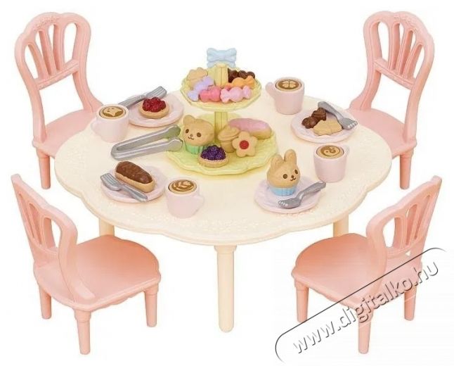 Sylvanian Families Party k&eacute;szlet &eacute;dess&eacute;gekkel H&aacute;ztart&aacute;s / Otthon / K&uuml;lt&eacute;r - J&aacute;t&eacute;k / Sport - J&aacute;t&eacute;kfigura - 532292