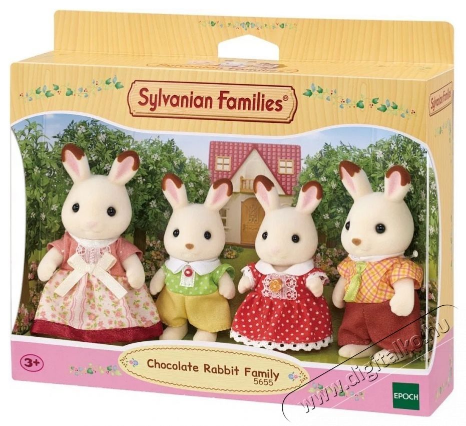 Sylvanian Families Csoki nyuszi csal&aacute;d  &uacute;j H&aacute;ztart&aacute;s / Otthon / K&uuml;lt&eacute;r - J&aacute;t&eacute;k / Sport - J&aacute;t&eacute;kfigura - 532272