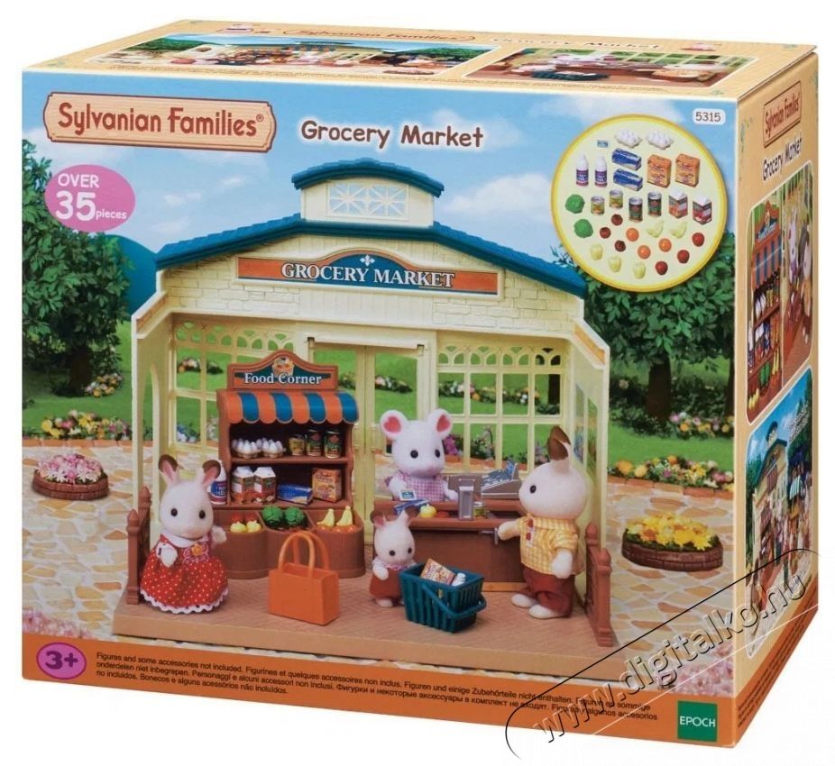 Sylvanian Families &Eacute;lelmiszerbolt H&aacute;ztart&aacute;s / Otthon / K&uuml;lt&eacute;r - J&aacute;t&eacute;k / Sport - J&aacute;t&eacute;kfigura - 532273