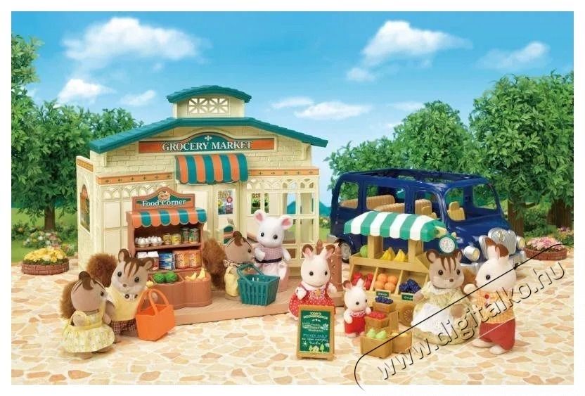 Sylvanian Families &Eacute;lelmiszerbolt H&aacute;ztart&aacute;s / Otthon / K&uuml;lt&eacute;r - J&aacute;t&eacute;k / Sport - J&aacute;t&eacute;kfigura - 532273
