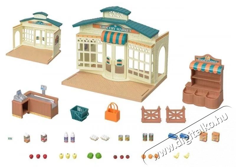Sylvanian Families &Eacute;lelmiszerbolt H&aacute;ztart&aacute;s / Otthon / K&uuml;lt&eacute;r - J&aacute;t&eacute;k / Sport - J&aacute;t&eacute;kfigura - 532273