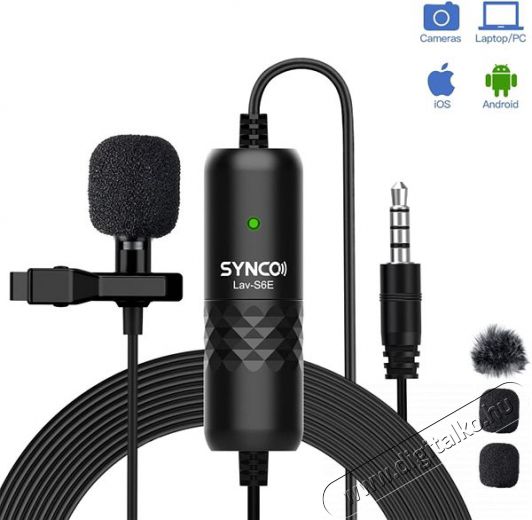 SYNCO Lav-S6E Fotó-Videó kiegészítők - Mikrofon - Csíptetős, fej és kitűző mikrofon - 526265