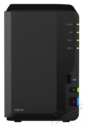 Synology NAS 2 fi&oacute;kos DS218 Realtek RTD1296 4x1,4GHz, 2GB DDR4, 1x1GBE, 1xUSB2.0, 2xUSB3.2 Iroda &eacute;s sz&aacute;m&iacute;t&aacute;stechnika - Egy&eacute;b sz&aacute;m&iacute;t&aacute;stechnikai term&eacute;k - 487451