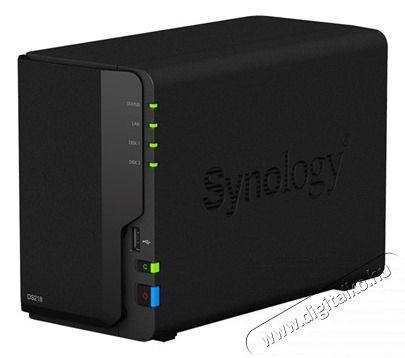 Synology NAS 2 fi&oacute;kos DS218 Realtek RTD1296 4x1,4GHz, 2GB DDR4, 1x1GBE, 1xUSB2.0, 2xUSB3.2 Iroda &eacute;s sz&aacute;m&iacute;t&aacute;stechnika - Egy&eacute;b sz&aacute;m&iacute;t&aacute;stechnikai term&eacute;k - 487451