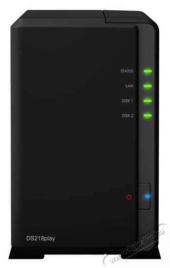 Synology NAS 2 fi&oacute;kos DS218play Realtek RTD1296 4x1,4GHz, 1GB DDR4, 1x1GbE, 2xUSB3.2 Iroda &eacute;s sz&aacute;m&iacute;t&aacute;stechnika - H&aacute;l&oacute;zat - H&aacute;l&oacute;zati kieg&eacute;sz&iacute;tő - 484998
