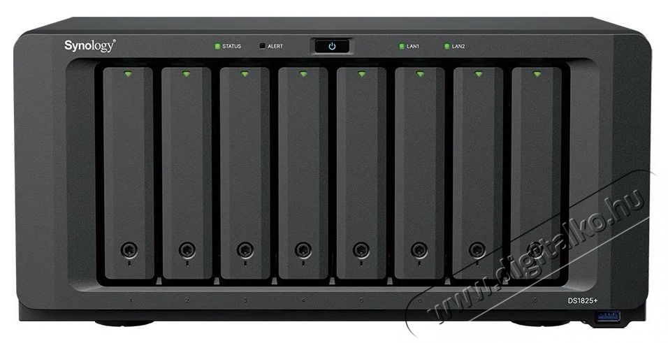 Synology DS1825+ NAS Iroda &eacute;s sz&aacute;m&iacute;t&aacute;stechnika - Adatt&aacute;rol&oacute; / merevlemez - K&uuml;lső HDD - 532705