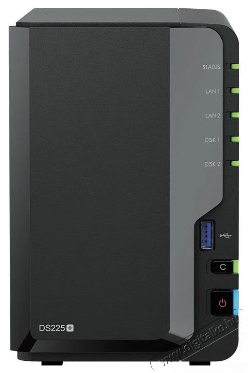 Synology DS225+ NAS Iroda &eacute;s sz&aacute;m&iacute;t&aacute;stechnika - Adatt&aacute;rol&oacute; / merevlemez - Kieg&eacute;sz&iacute;tő - 532699