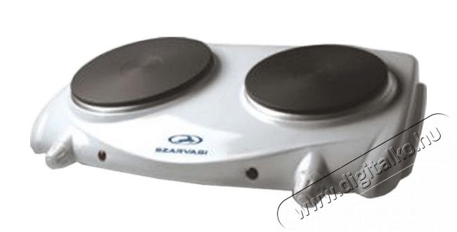 Szarvasi HP202 főzőlap 2 lapos Konyhai termékek - Sütő-főzőlap, tűzhely (szabadonálló) - Elektromos főzőlap (szabadonálló) - 296932