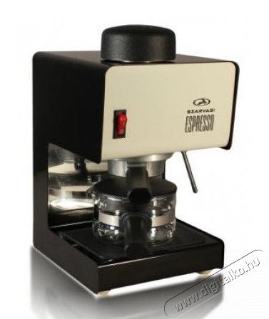 Szarvasi SZV611 kávéfőző - krém fekete Konyhai termékek - Kávéfőző / kávéörlő / kiegészítő - Presszó kávéfőző - 296934