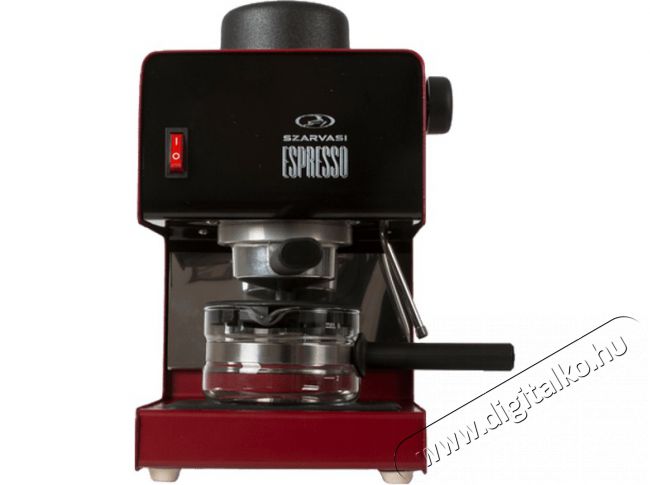 Szarvasi Espresso elektromos kávéfőző, bordó Szv-611/1-28 Újdonságok - Legfrissebb termékek - 409488
