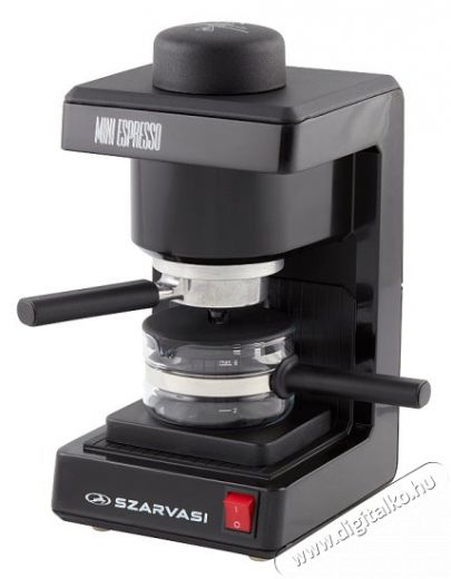 Szarvasi SZV-612/3 kávéfőző fekete Konyhai termékek - Kávéfőző / kávéörlő / kiegészítő - Presszó kávéfőző - 498152