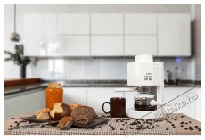 Szarvasi SZV623 kávéfőző - fehér Konyhai termékek - Kávéfőző / kávéörlő / kiegészítő - Presszó kávéfőző - 296924
