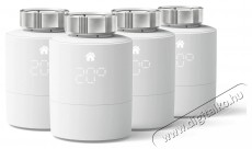 Tado Okos termosztátfej Quattro, kiegészítő készülék, készlet, 4 db Háztartás / Otthon / Kültér - Okos otthon - Kiegészítő - 508229