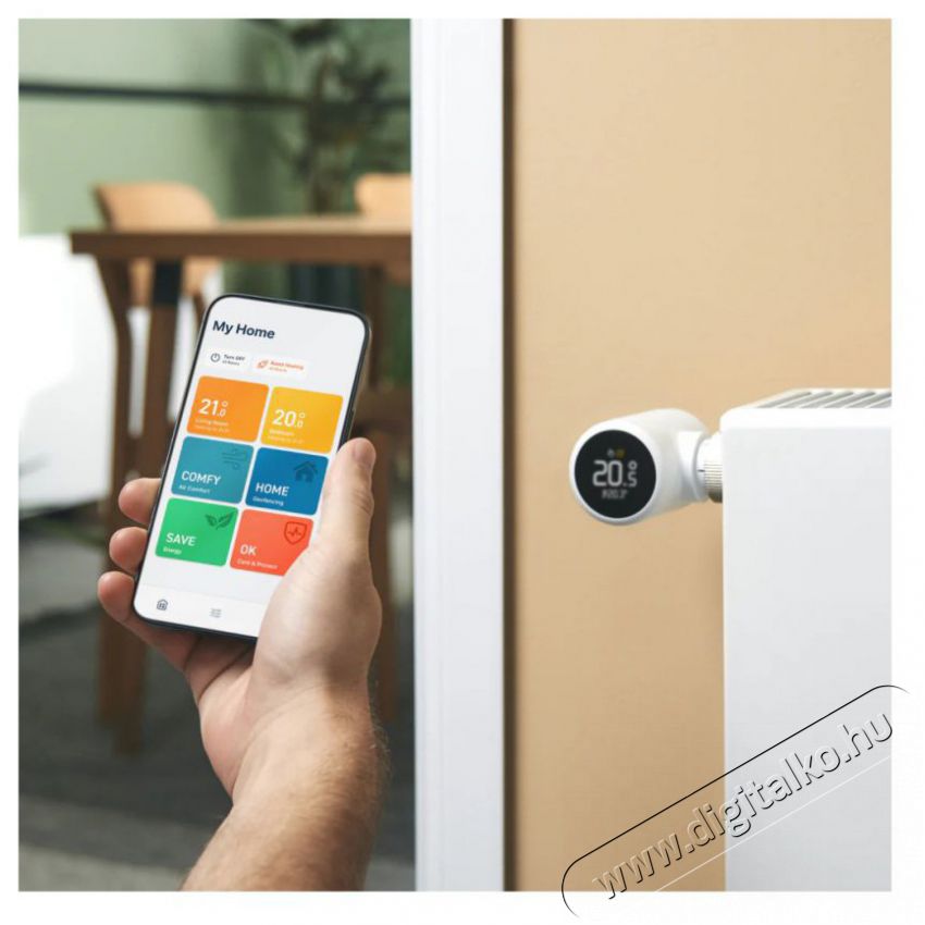 Tado X okos termoszt&aacute;tfej - Quattro H&aacute;ztart&aacute;s / Otthon / K&uuml;lt&eacute;r - Okos otthon - Termoszt&aacute;t - 508231