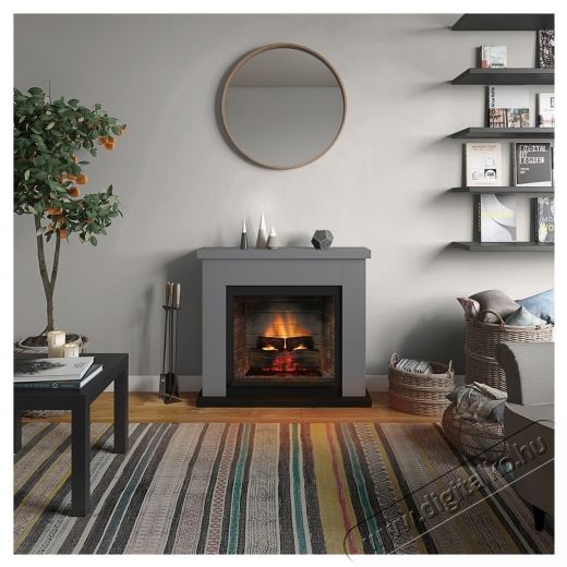 Tagu Frode Solid Grey kandall&oacute; PowerFlame 2 elektromos tűzhellyel, FM461GR3-E621EU H&aacute;ztart&aacute;s / Otthon / K&uuml;lt&eacute;r - Fűt&eacute;s - Kandall&oacute; - 537399