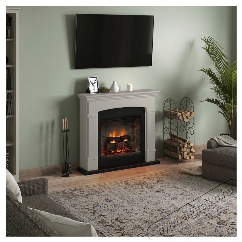 Tagu Helmi Light Beige kandall&oacute; PowerFlame 2 elektromos tűzhellyel, FM463BE1-E621EU H&aacute;ztart&aacute;s / Otthon / K&uuml;lt&eacute;r - Fűt&eacute;s - Kandall&oacute; - 537397