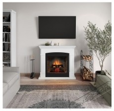 Tagu Helmi Pure White kandall&oacute; PowerFlame 2 elektromos tűzhellyel, FM463WH1-E621EU H&aacute;ztart&aacute;s / Otthon / K&uuml;lt&eacute;r - Fűt&eacute;s - Kandall&oacute; - 537395