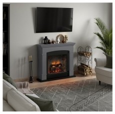 Tagu Helmi Solid Grey kandall&oacute; PowerFlame 2 elektromos tűzhellyel, FM463GR3-E621EU H&aacute;ztart&aacute;s / Otthon / K&uuml;lt&eacute;r - Fűt&eacute;s - Kandall&oacute; - 537396