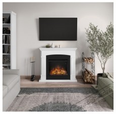 Tagu Helmi tiszta feh&eacute;r kandall&oacute; PowerFlame elektromos kandall&oacute;val, 23 h&uuml;velykes, FM463-WH1-23PF1A H&aacute;ztart&aacute;s / Otthon / K&uuml;lt&eacute;r - Fűt&eacute;s - Kandall&oacute; - 537412