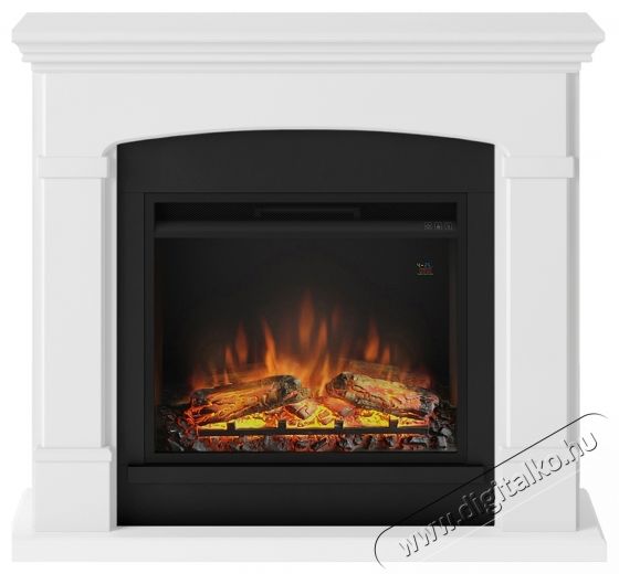 Tagu Helmi tiszta feh&eacute;r kandall&oacute; PowerFlame elektromos kandall&oacute;val, 23 h&uuml;velykes, FM463-WH1-23PF1A H&aacute;ztart&aacute;s / Otthon / K&uuml;lt&eacute;r - Fűt&eacute;s - Kandall&oacute; - 537412