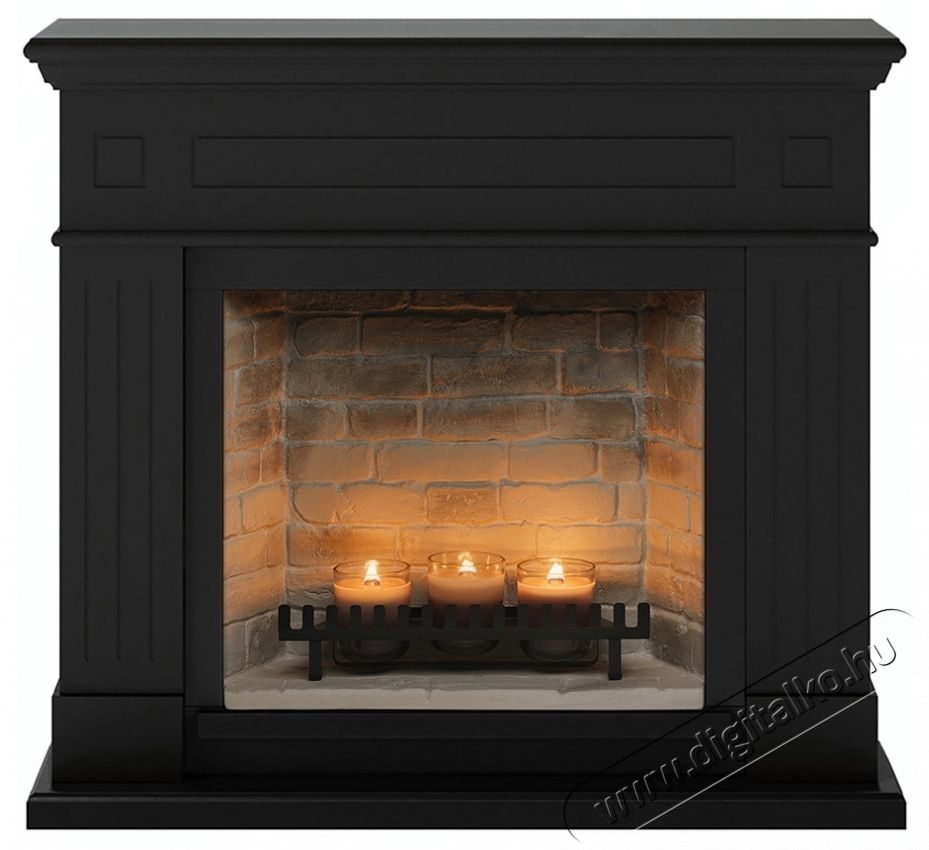 Tagu Larsen Deep Black Zenflame kandall&oacute; (gyerty&aacute;kkal), FM462BL1-D611 H&aacute;ztart&aacute;s / Otthon / K&uuml;lt&eacute;r - Fűt&eacute;s - Kandall&oacute; - 537409