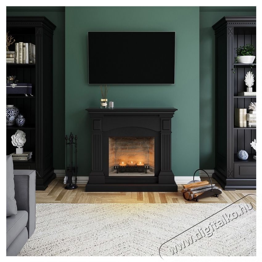 Tagu Magna Deep Black Zenflame kandall&oacute; (gyerty&aacute;kkal), FM464BL1-D611 H&aacute;ztart&aacute;s / Otthon / K&uuml;lt&eacute;r - Fűt&eacute;s - Kandall&oacute; - 537401