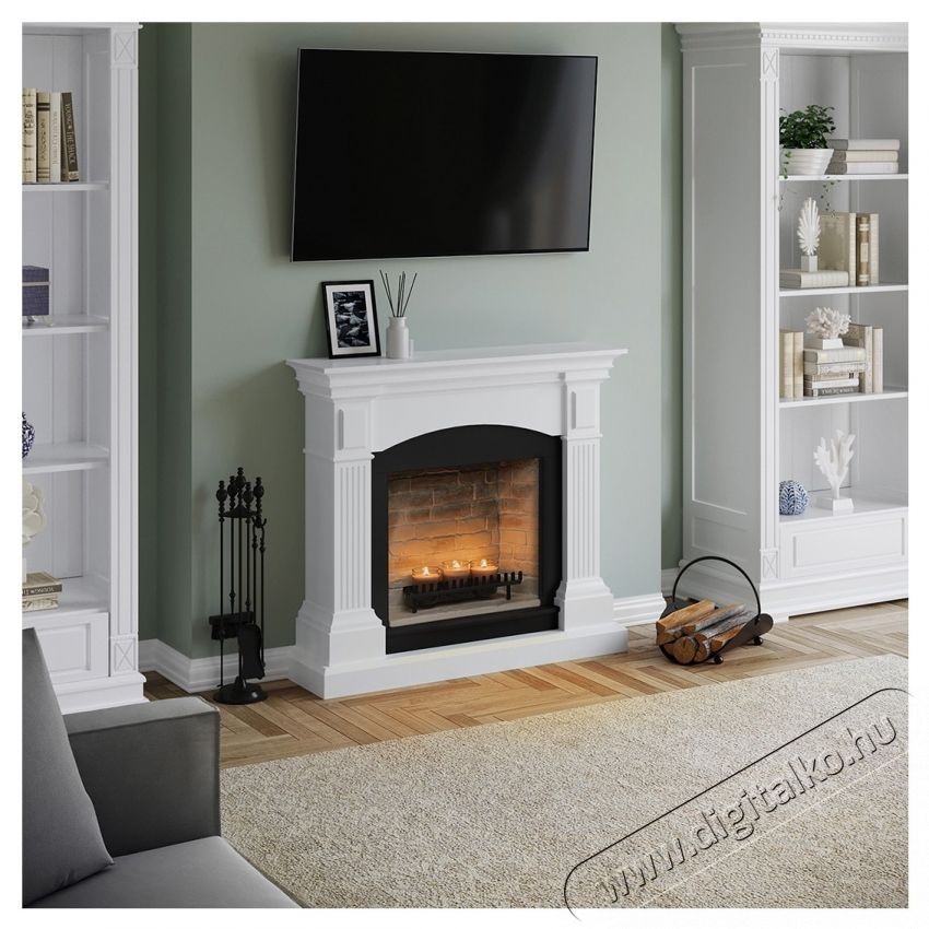 Tagu Magna Pure White Zenflame kandall&oacute; (gyerty&aacute;kkal), FM464WH1-D611 H&aacute;ztart&aacute;s / Otthon / K&uuml;lt&eacute;r - Fűt&eacute;s - Kandall&oacute; - 537402