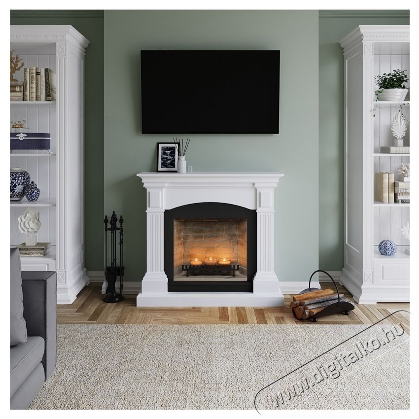 Tagu Magna Pure White Zenflame kandall&oacute; (gyerty&aacute;kkal), FM464WH1-D611 H&aacute;ztart&aacute;s / Otthon / K&uuml;lt&eacute;r - Fűt&eacute;s - Kandall&oacute; - 537402