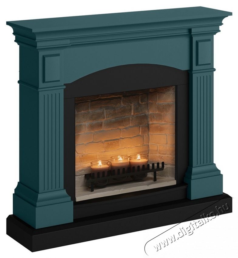 Tagu Magna Soft Turquoise Zenflame kandall&oacute; (gyerty&aacute;kkal), FM464TU1-D611 H&aacute;ztart&aacute;s / Otthon / K&uuml;lt&eacute;r - Fűt&eacute;s - Kandall&oacute; - 537400