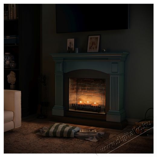 Tagu Magna Soft Turquoise Zenflame kandall&oacute; (gyerty&aacute;kkal), FM464TU1-D611 H&aacute;ztart&aacute;s / Otthon / K&uuml;lt&eacute;r - Fűt&eacute;s - Kandall&oacute; - 537400