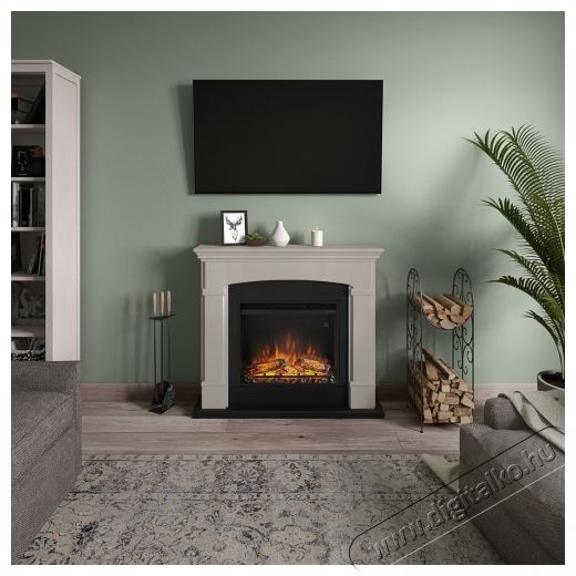 Tagu Powerflame Helmi Elektromos kandall&oacute; tűzt&eacute;rrel, 23 , B&eacute;zs H&aacute;ztart&aacute;s / Otthon / K&uuml;lt&eacute;r - Fűt&eacute;s - Kandall&oacute; - 537411