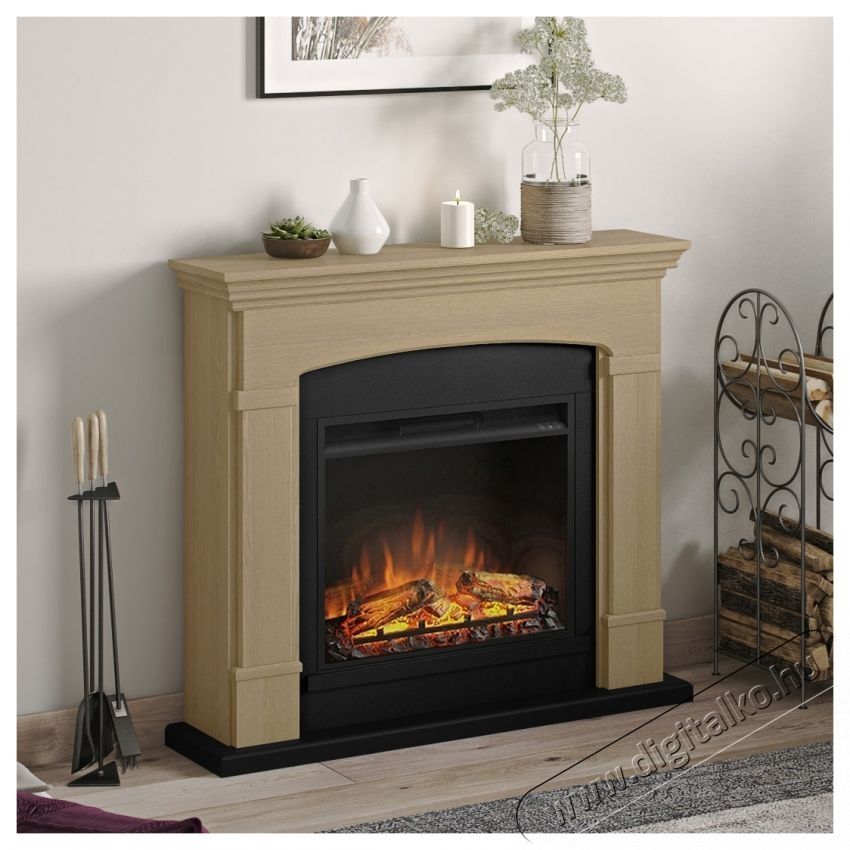 Tagu Powerflame Helmi Elektromos kandall&oacute; tűzt&eacute;rrel, 23 , Term&eacute;szetes t&ouml;lgy H&aacute;ztart&aacute;s / Otthon / K&uuml;lt&eacute;r - Fűt&eacute;s - Kandall&oacute; - 537410