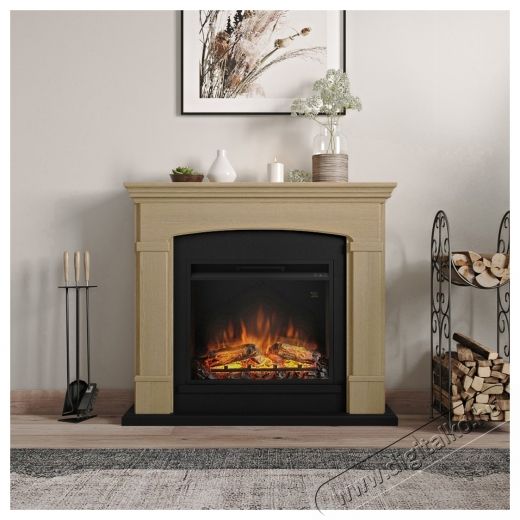 Tagu Powerflame Helmi Elektromos kandall&oacute; tűzt&eacute;rrel, 23 , Term&eacute;szetes t&ouml;lgy H&aacute;ztart&aacute;s / Otthon / K&uuml;lt&eacute;r - Fűt&eacute;s - Kandall&oacute; - 537410