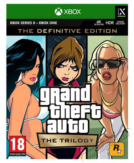 TAKE TWO Grand Theft Auto: The Trilogy - The Definitive Edition Xbox One/Series X játékszoftver Iroda és számítástechnika - Játék konzol - Xbox One játék - 389710