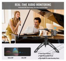 Takstar V4 Dual Wireless Video Microphone (OTG) Fot&oacute;-Vide&oacute; kieg&eacute;sz&iacute;tők - Mikrofon - Fot&oacute;-vide&oacute; mikrofon - 526269