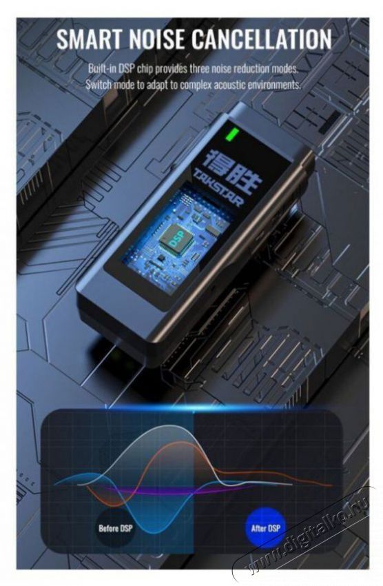 Takstar V4 Dual Wireless Video Microphone (OTG) Fot&oacute;-Vide&oacute; kieg&eacute;sz&iacute;tők - Mikrofon - Fot&oacute;-vide&oacute; mikrofon - 526269