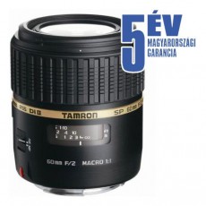 Tamron 60mm f/2,0 (G005 S) SP AF Di II LD (IF) Macro 1:1 objektív - Sony Fotó-Videó kiegészítők - Objektív - Fix fókuszú objektív - 266238
