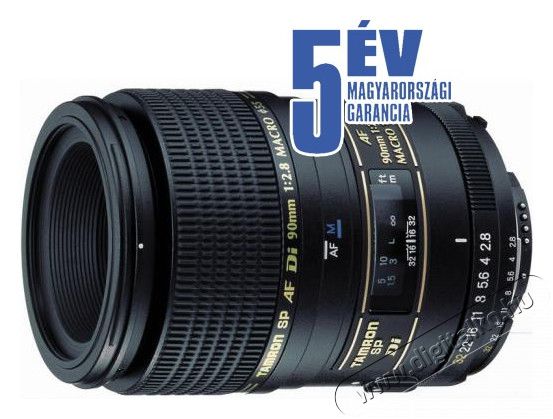 Tamron 90mm f/2,8 (272 ES) SP AF Di Macro 1:1 objektív - Sony Fotó-Videó kiegészítők - Objektív - Fix fókuszú objektív - 266267
