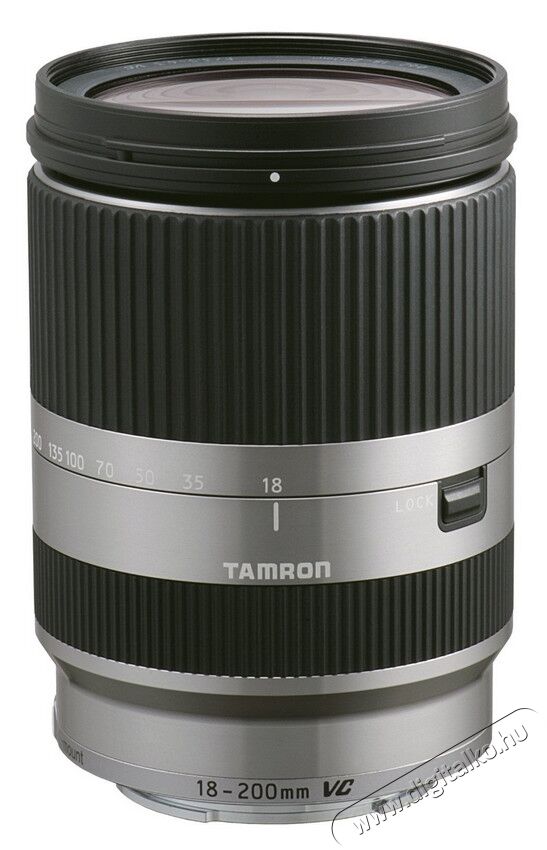 Tamron 18-200mm f/3,5-6,3 Di III VC (Canon) Objektív - ezüst Fotó-Videó kiegészítők - Objektív - Zoom objektív - 280226