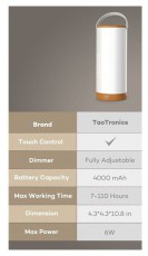 TaoTronics TT-DL071 hordozhat&oacute; LED l&aacute;mpa Fot&oacute;-Vide&oacute; kieg&eacute;sz&iacute;tők - L&aacute;mpa - LED l&aacute;mpa - 514317