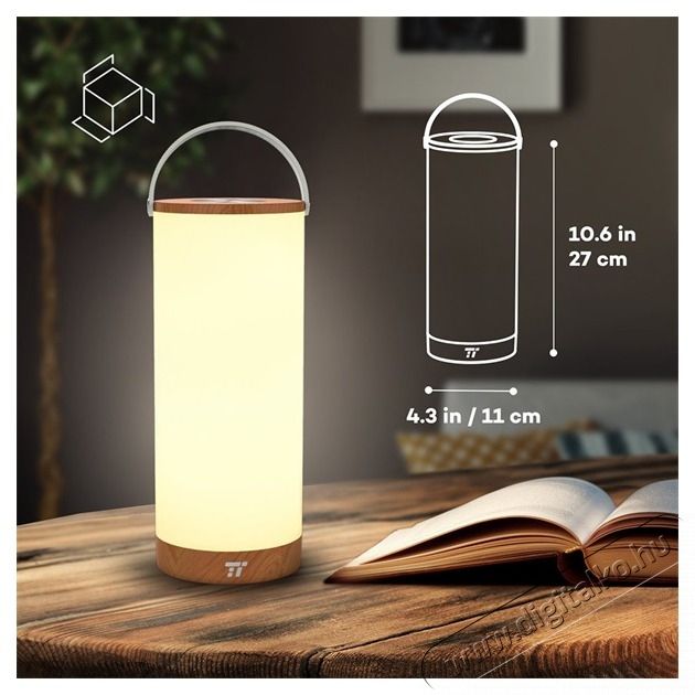 TaoTronics TT-DL071 hordozhat&oacute; LED l&aacute;mpa Fot&oacute;-Vide&oacute; kieg&eacute;sz&iacute;tők - L&aacute;mpa - LED l&aacute;mpa - 514317