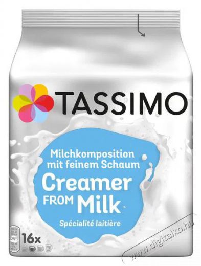 TASSIMO Milk Creamer - 16 kapszula Konyhai term&eacute;kek - K&aacute;v&eacute;főző / k&aacute;v&eacute;&ouml;rlő / kieg&eacute;sz&iacute;tő - K&aacute;v&eacute; kapszula / pod / szemes / őr&ouml;lt k&aacute;v&eacute; - 503807