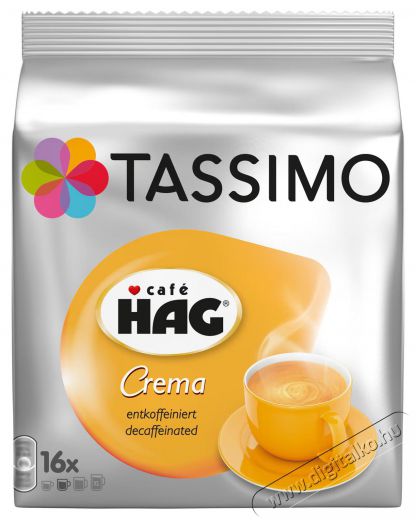 TASSIMO Café HAG Decaff - 16 kapszula Konyhai termékek - Kávéfőző / kávéörlő / kiegészítő - Kávé kapszula / pod / szemes / őrölt kávé - 503803