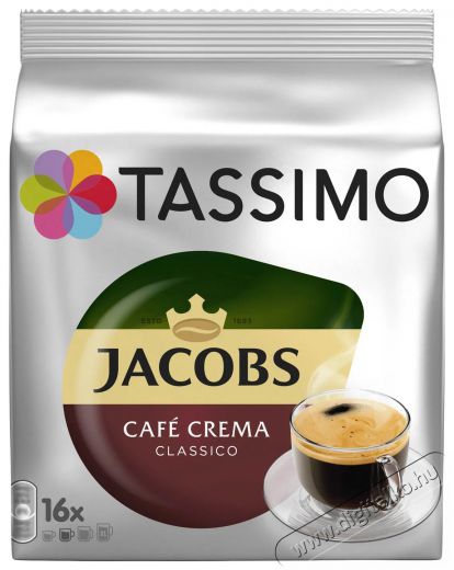 TASSIMO Jacobs Café Crema 16db Konyhai termékek - Kávéfőző / kávéörlő / kiegészítő - Kávé kapszula / pod / szemes / őrölt kávé - 503797