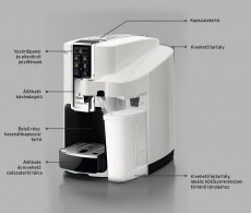 Tchibo Cafissimo Latte kapszulás kávéfőző - fehér Konyhai termékek - Kávéfőző / kávéörlő / kiegészítő - Kapszulás / podos kávéfőző - 347583