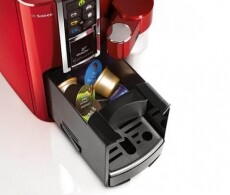 Tchibo Cafissimo Latte kapszulás kávéfőző - piros Konyhai termékek - Kávéfőző / kávéörlő / kiegészítő - Kapszulás / podos kávéfőző - 347585