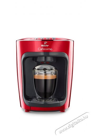 Tchibo Cafissimo Mini kapszulás kávéfőző - piros Konyhai termékek - Kávéfőző / kávéörlő / kiegészítő - Kapszulás / podos kávéfőző - 347588